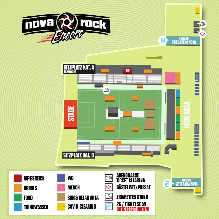 ENCORE GELÄNDEPLAN - Nova Rock Festival